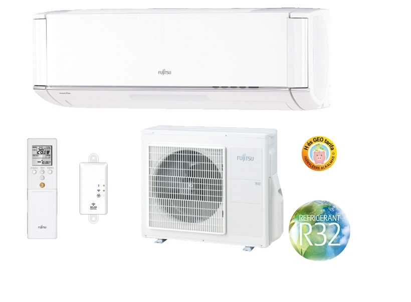 Fujitsu  ASYG12KXCA/AOYG12KXCA - 3,4 kW-os NOCRIAX inverteres split klíma